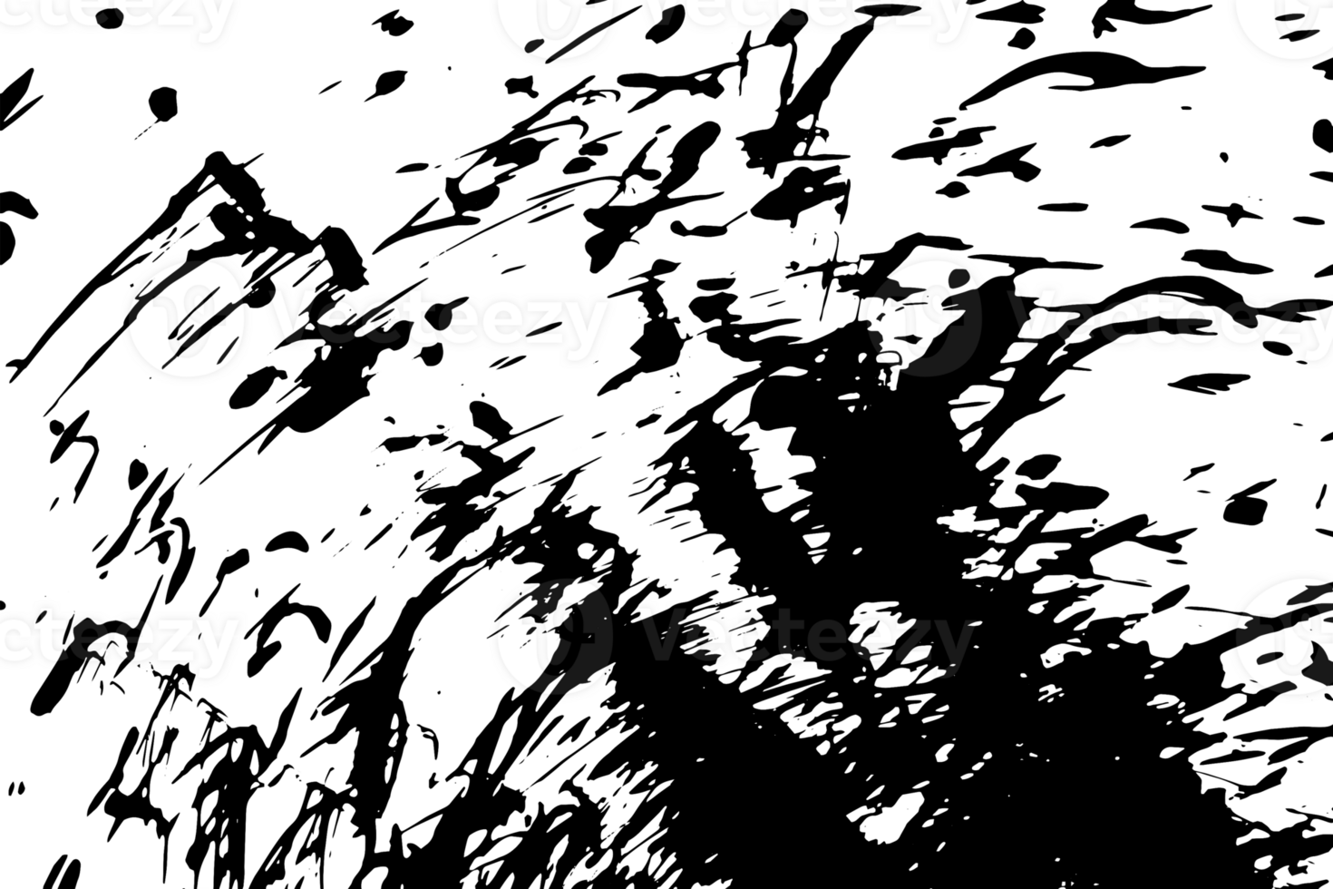 Rustic grunge texture with grain and stains. Abstract noise background. Graphic illustration with transparent background. png