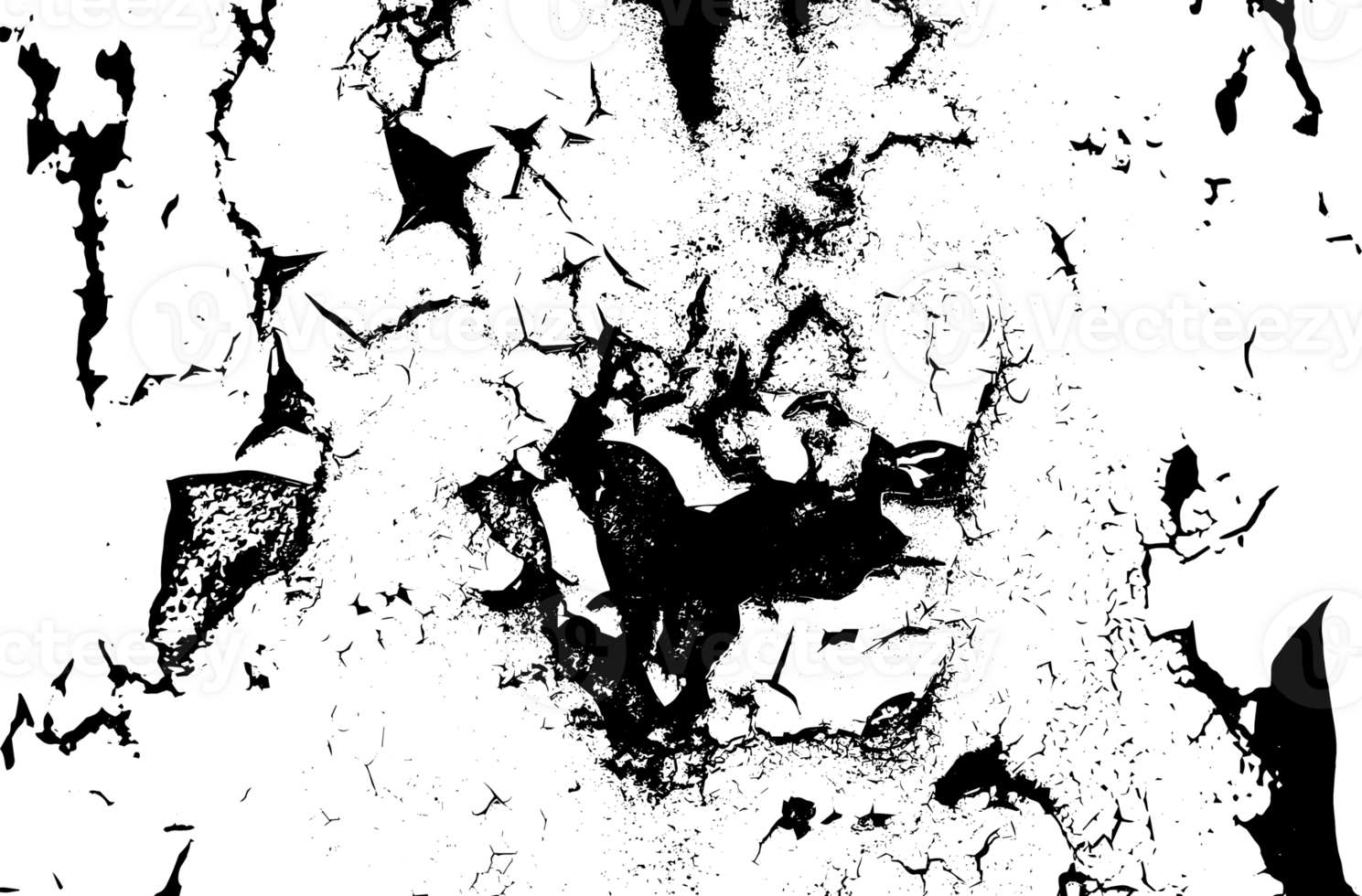 Rustic grunge texture with grain and stains. Abstract noise background. Graphic illustration with transparent background. png
