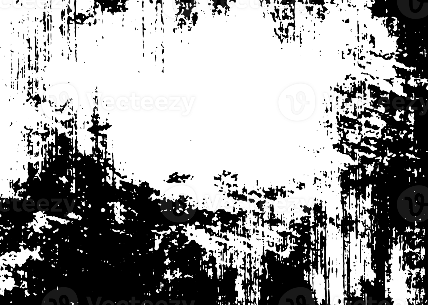 Rustic grunge texture with grain and stains. Abstract noise background. Graphic illustration with transparent background. png