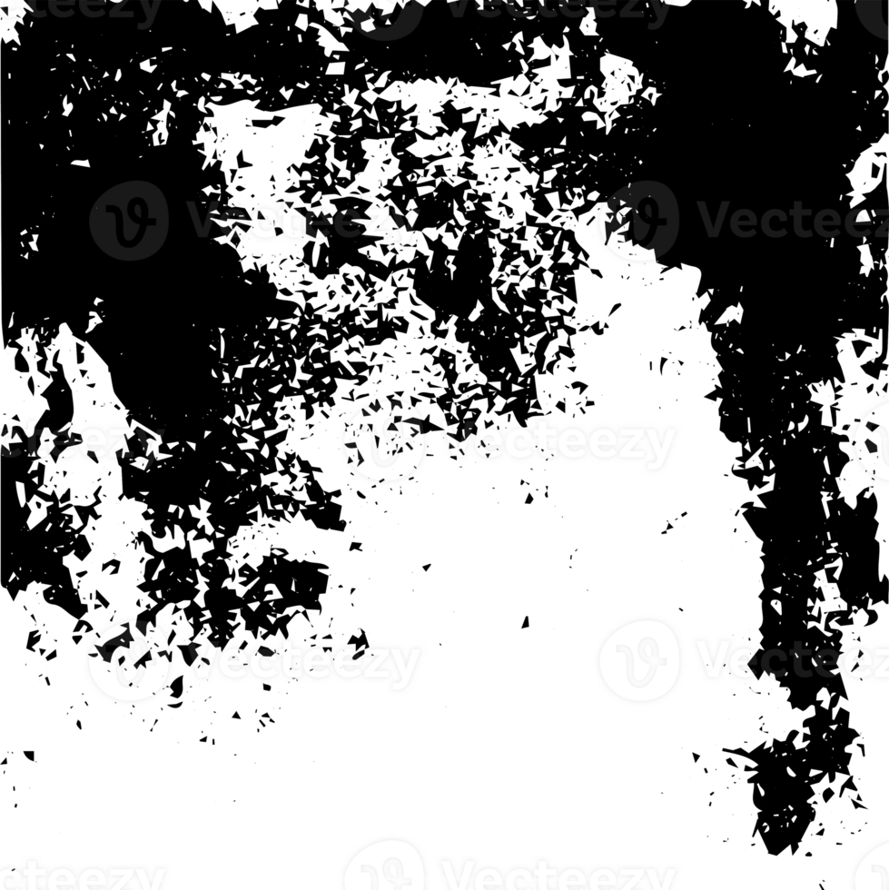 Rustic grunge texture with grain and stains. Abstract noise background. Graphic illustration with transparent background. png