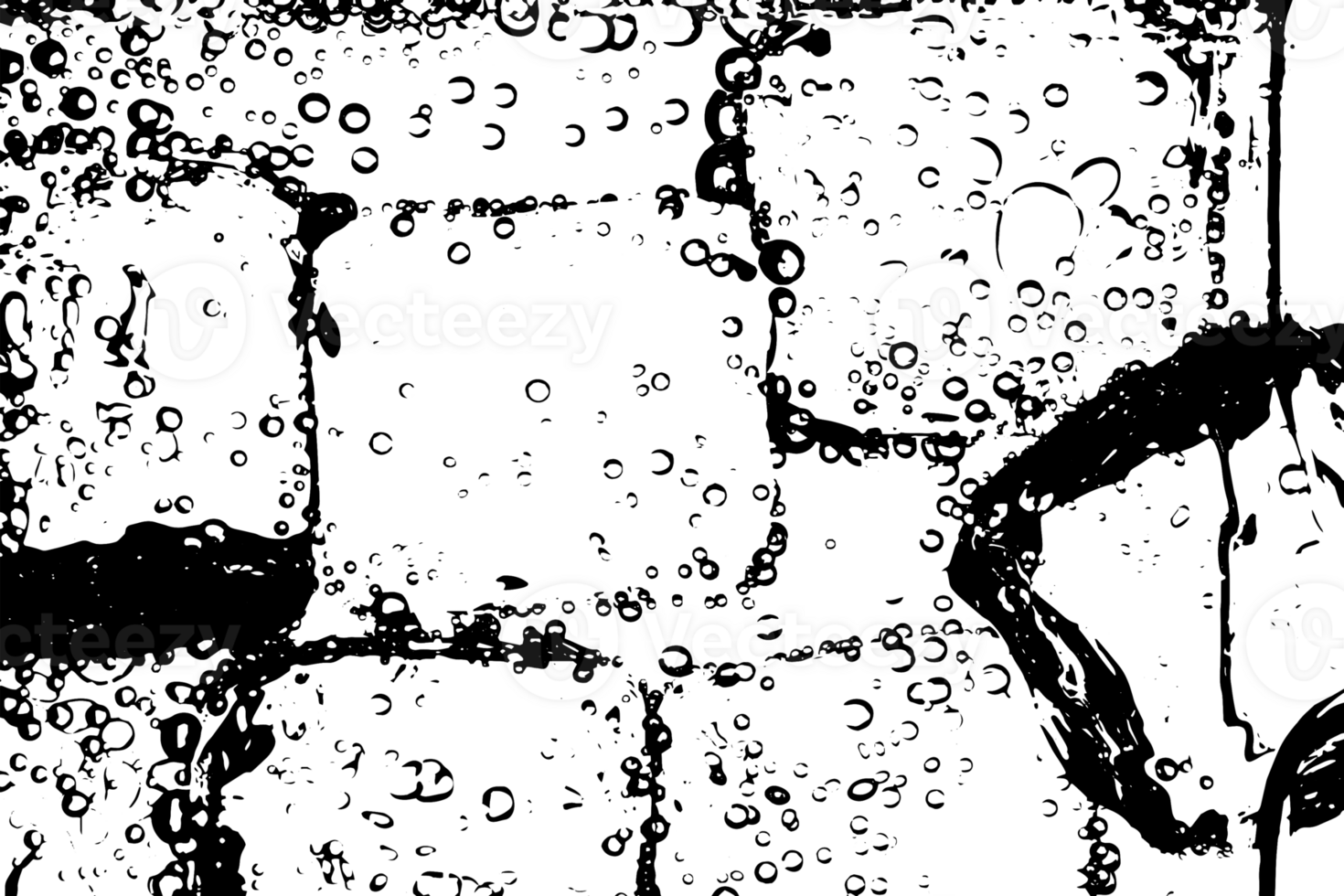 Rustic grunge texture with grain and stains. Abstract noise background. Graphic illustration with transparent background. png