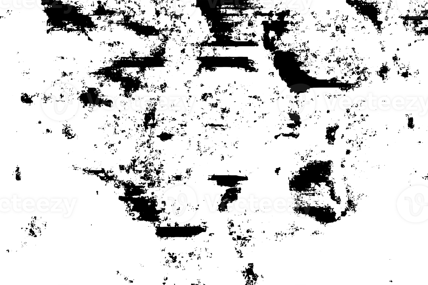 Rustic grunge texture with grain and stains. Abstract noise background. Graphic illustration with transparent background. png