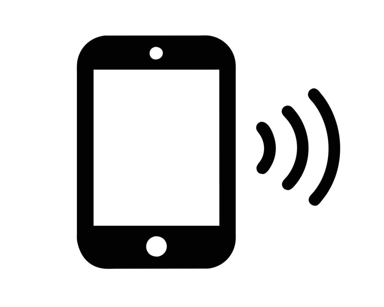 Mobile phone icon vector