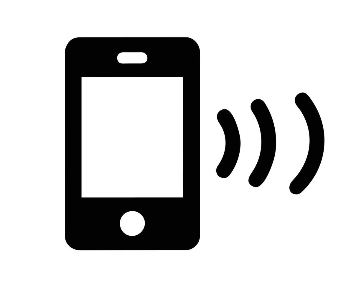 Mobile phone icon vector