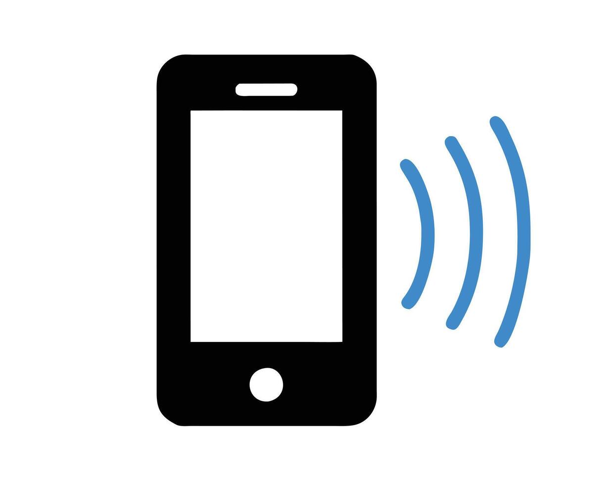 Mobile phone icon vector