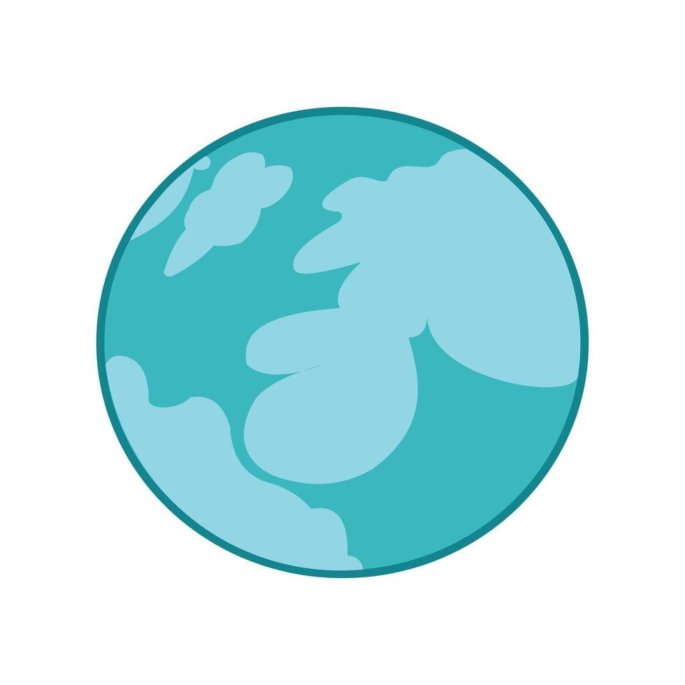world planet earth isolated icon illustration. Icon design. illustration. Graphic design. Illustration of a globe, suitable for environmental campaign poster designs vector