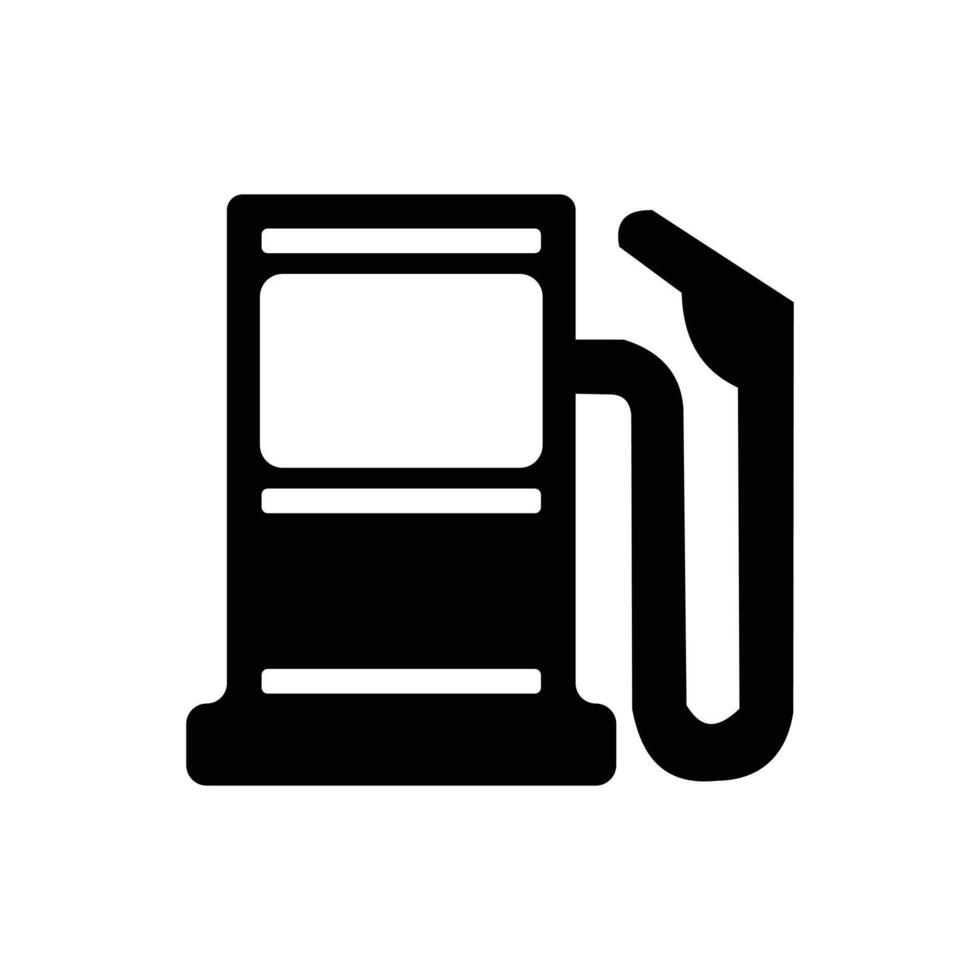 Gas station icon, Flat design style eps 10. fuel indicator on motor vehicles. fuel indicator symbol icon design element. Basic element design automotive and transportation vector