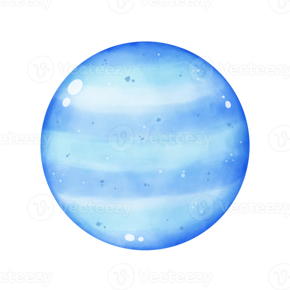 Neptune clip art, illustration of the planet, A cute cartoon drawing of a star png