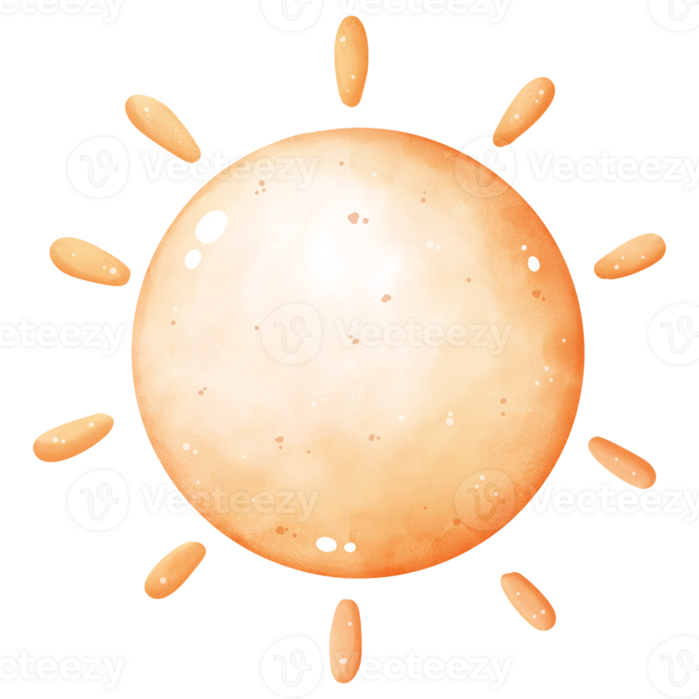 Sun clip art, Illustration of the solar system, A cute cartoon drawing of the sun png