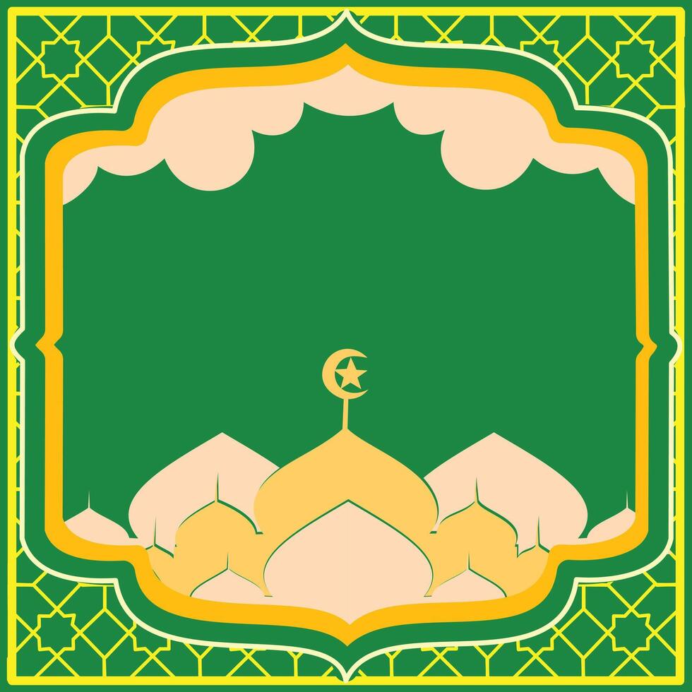 islámico religioso antecedentes. musulmán antecedentes diseño elementos para varios propósitos. musulmán ornamento modelo para saludos, tarjetas etc vector