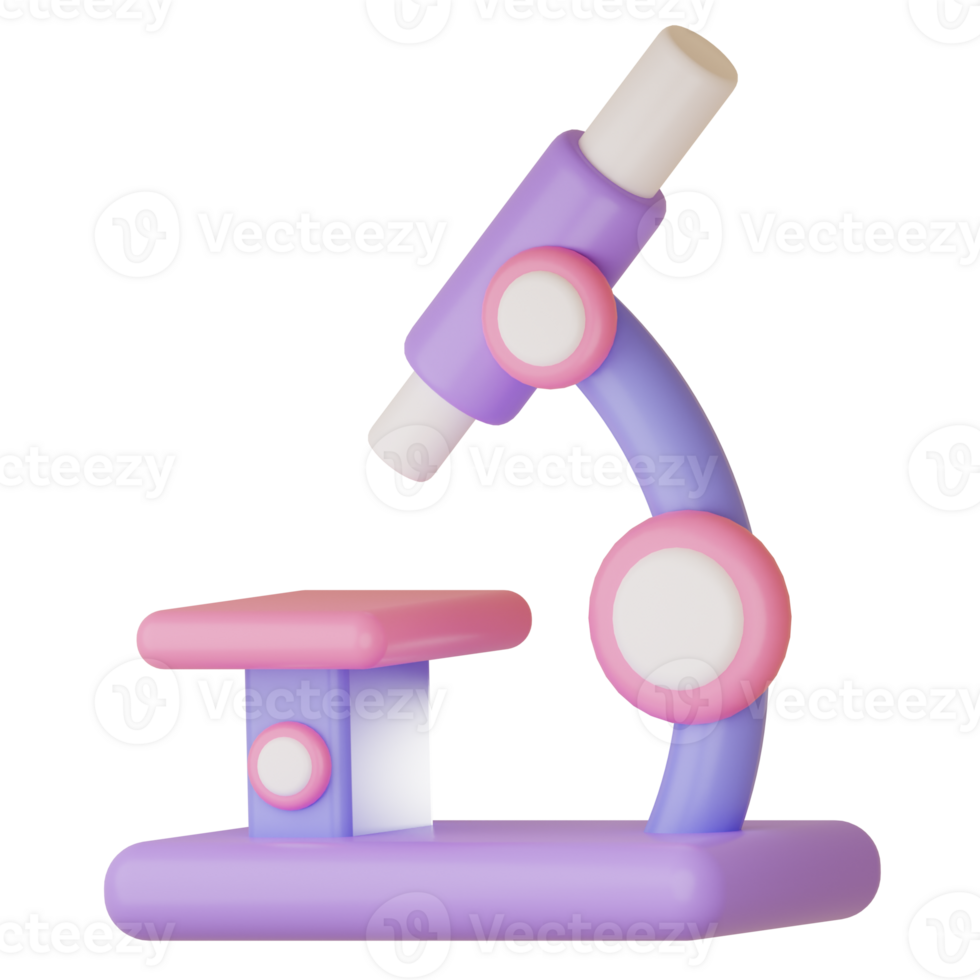 3D Icon Microscope png