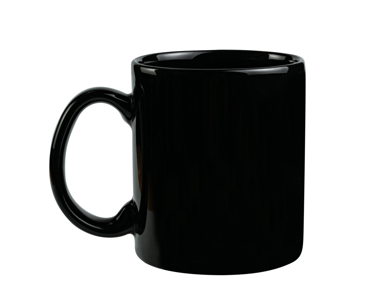 nero tazza caffè isolato png