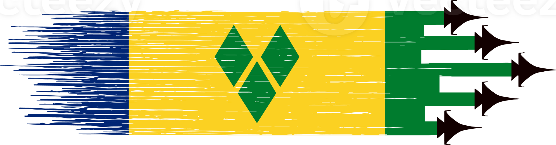 Saint Vincent and the Grenadines flag military jets png