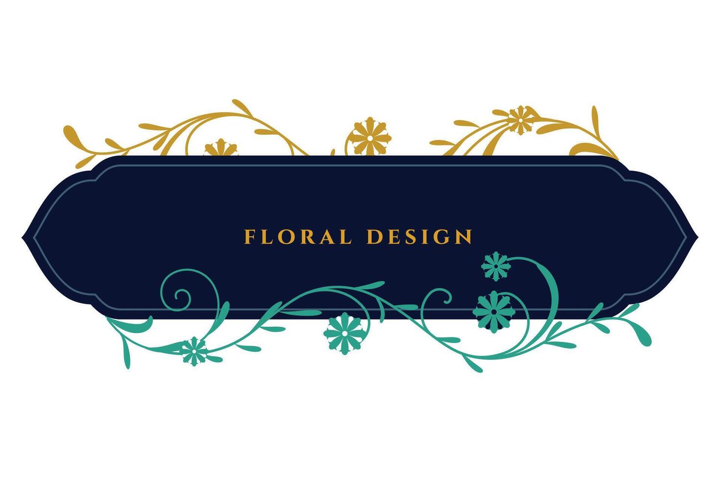 decorative islamic religious floral background design vector