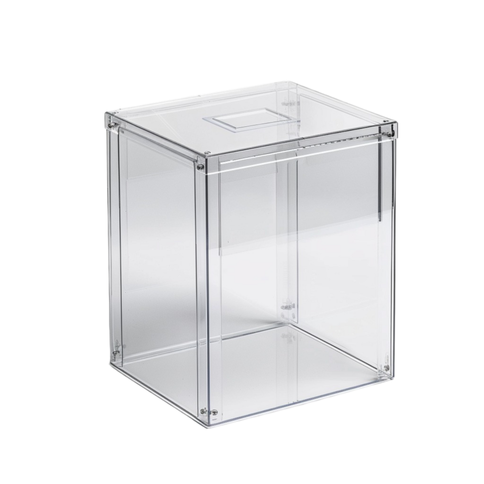 Generated AI Transparent Plastic Containers isolated on transparent background png