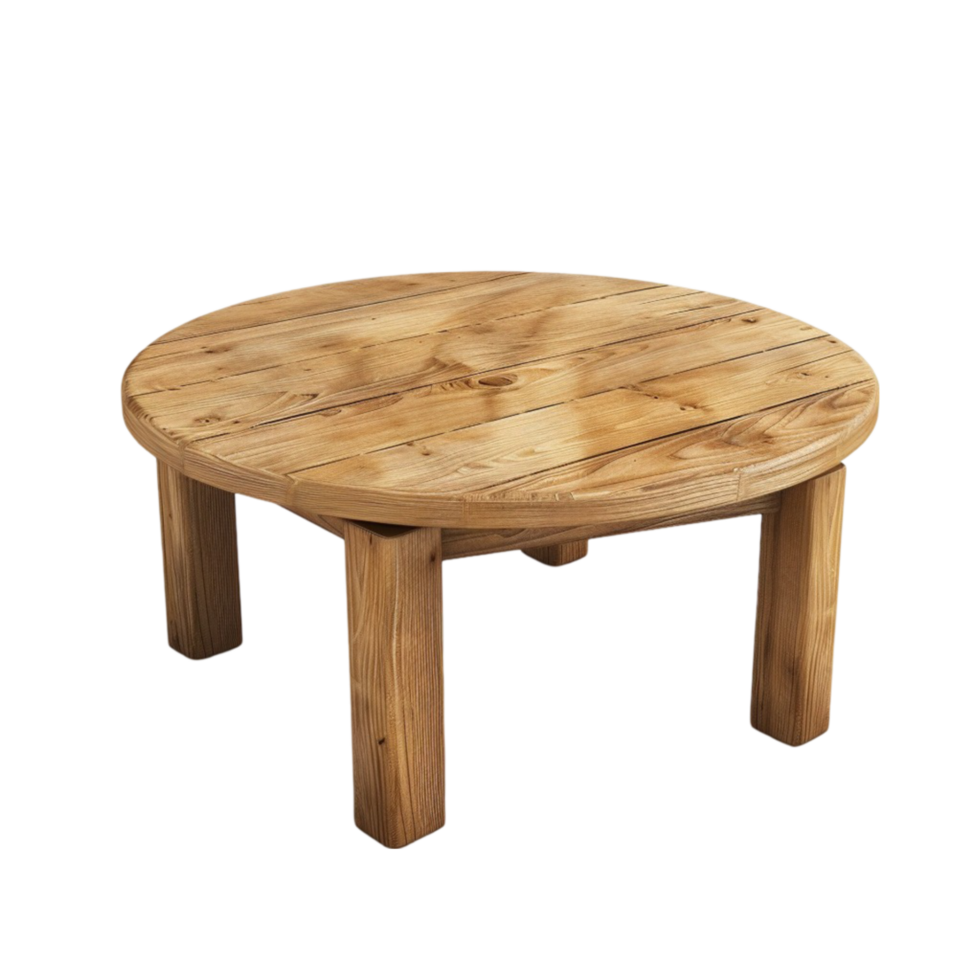 Generated AI Table Chair Stool isolated on transparent background png