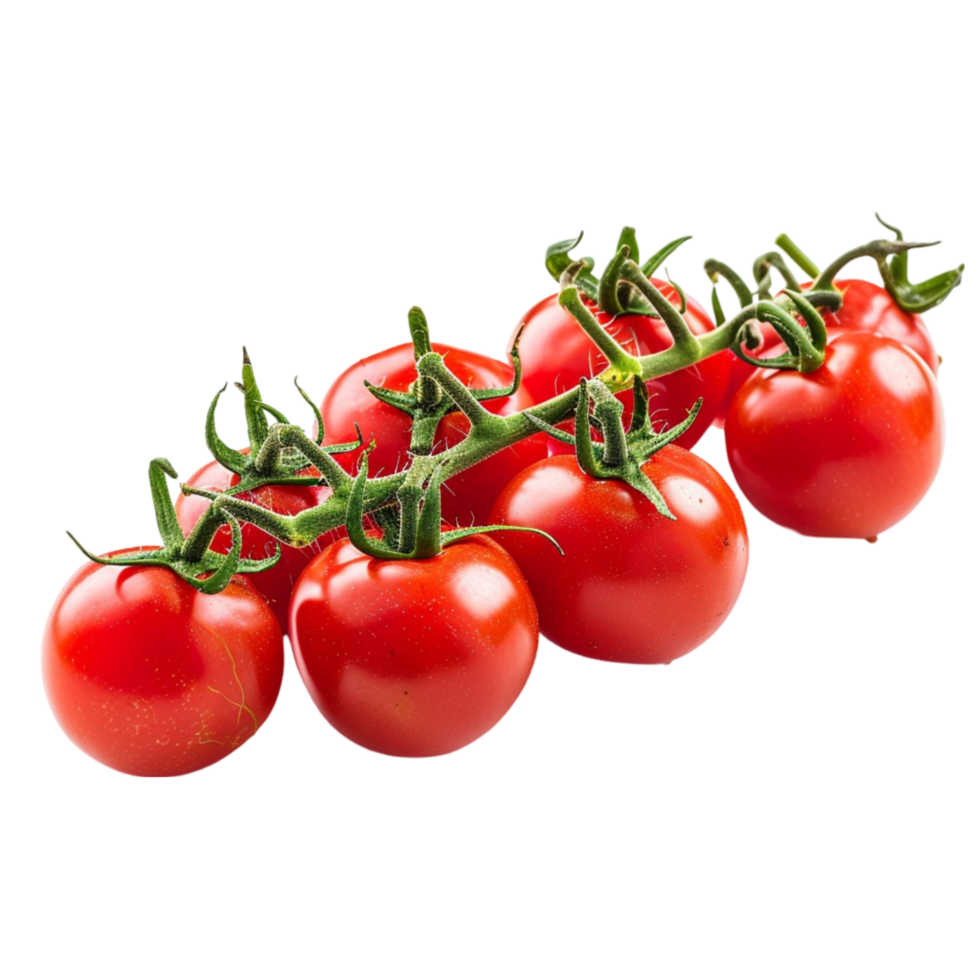 généré ai prune tomate Cerise tomate légume blt cloche poivre isolé sur transparent Contexte png