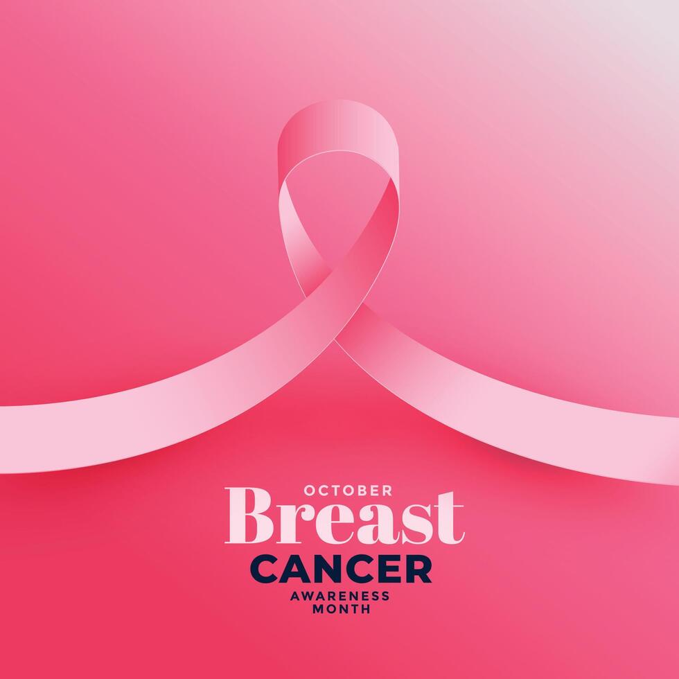 pink background for breast cancer awareness month vector