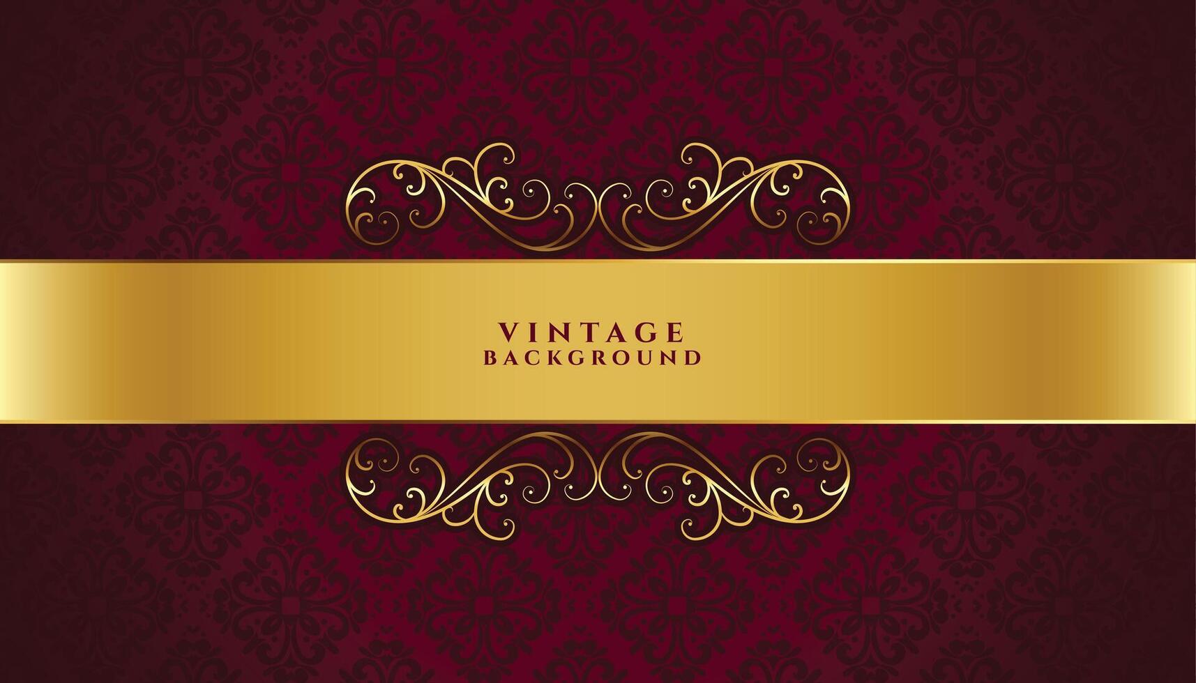 vintage style royal floral backdrop for wedding or anniversary design vector