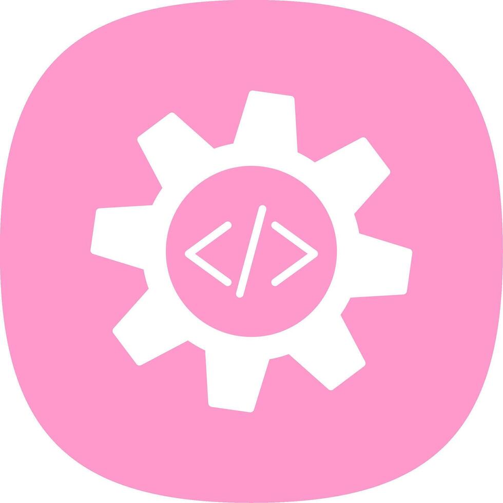 Configuration Glyph Curve Icon Design vector
