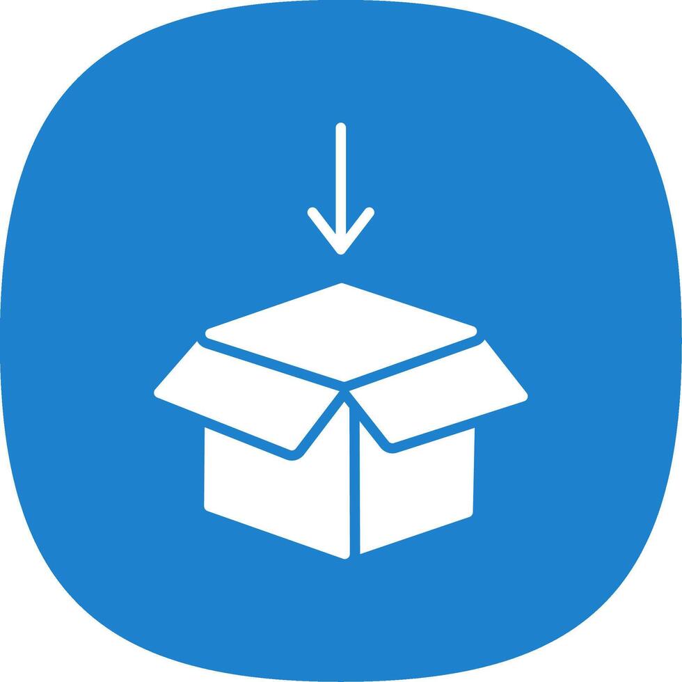 Package Design Glyph Curve Icon Design vector