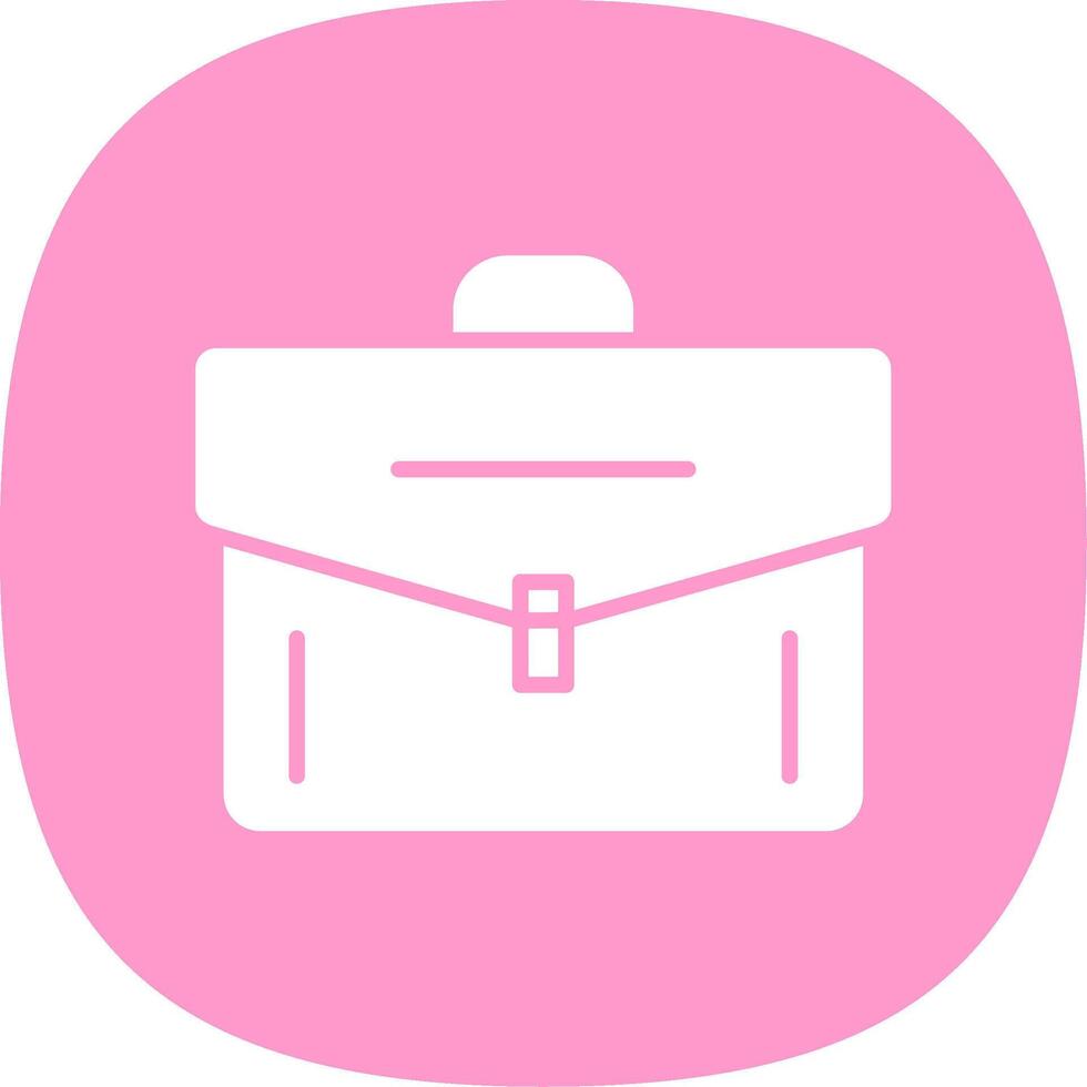 Portfolio Glyph Curve Icon Design vector