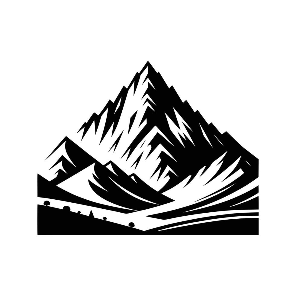 gratis montaña diseño vector