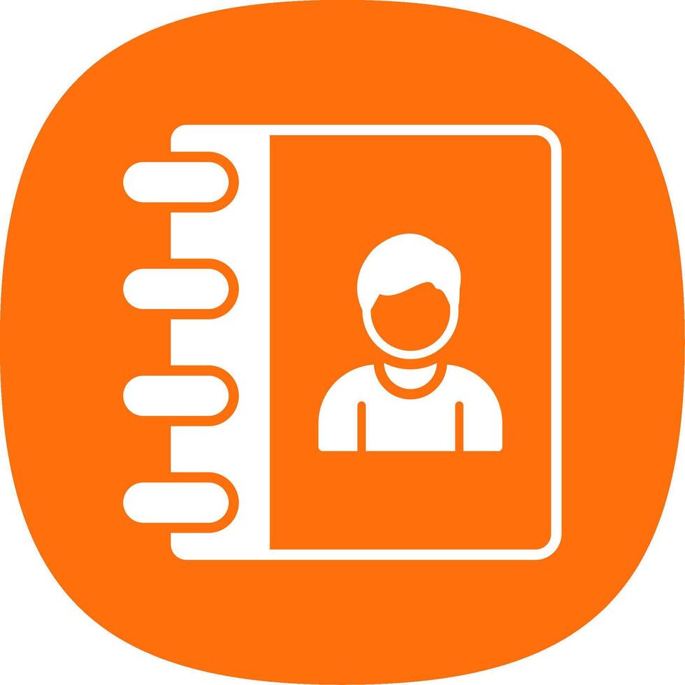Authorship Glyph Curve Icon Design vector