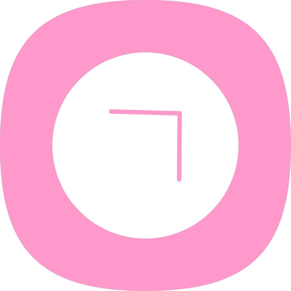 Chevron Glyph Curve Icon Design vector