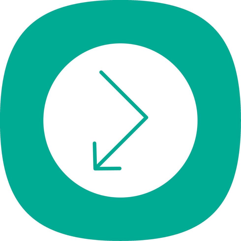 Bounce Glyph Curve Icon Design vector