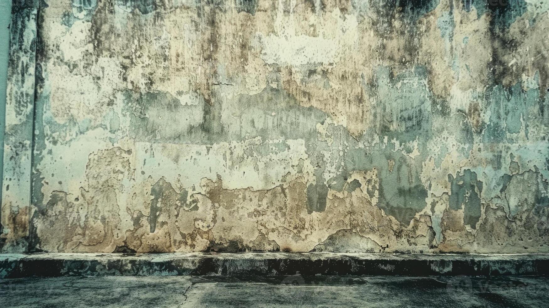 Aged street wall background texture concept. photo