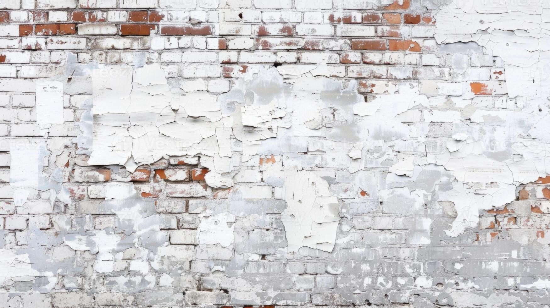 urbano antecedentes blanco arruinado industrial ladrillo pared con Copiar espacio foto