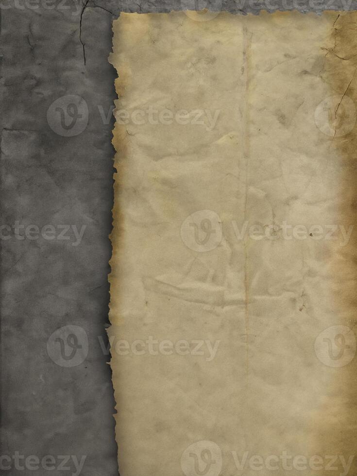 Vintage Textured Paper Background, Aesthetic Grunge Element for Creative Projects. photo