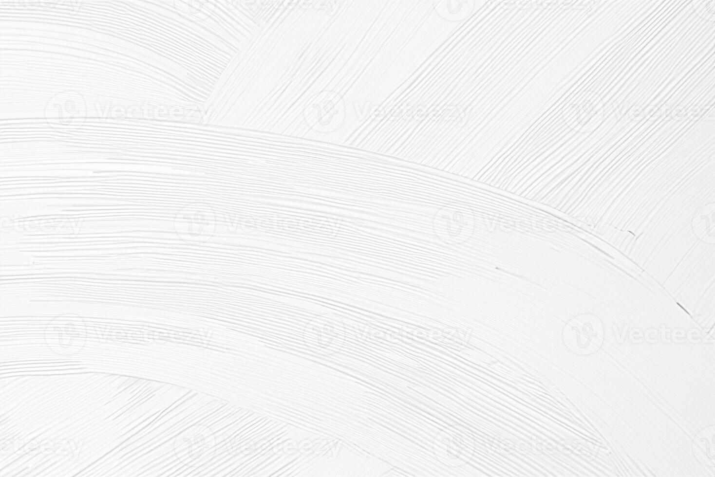 Crisp White Brushstroke Texture, Minimalist Background for Design. photo