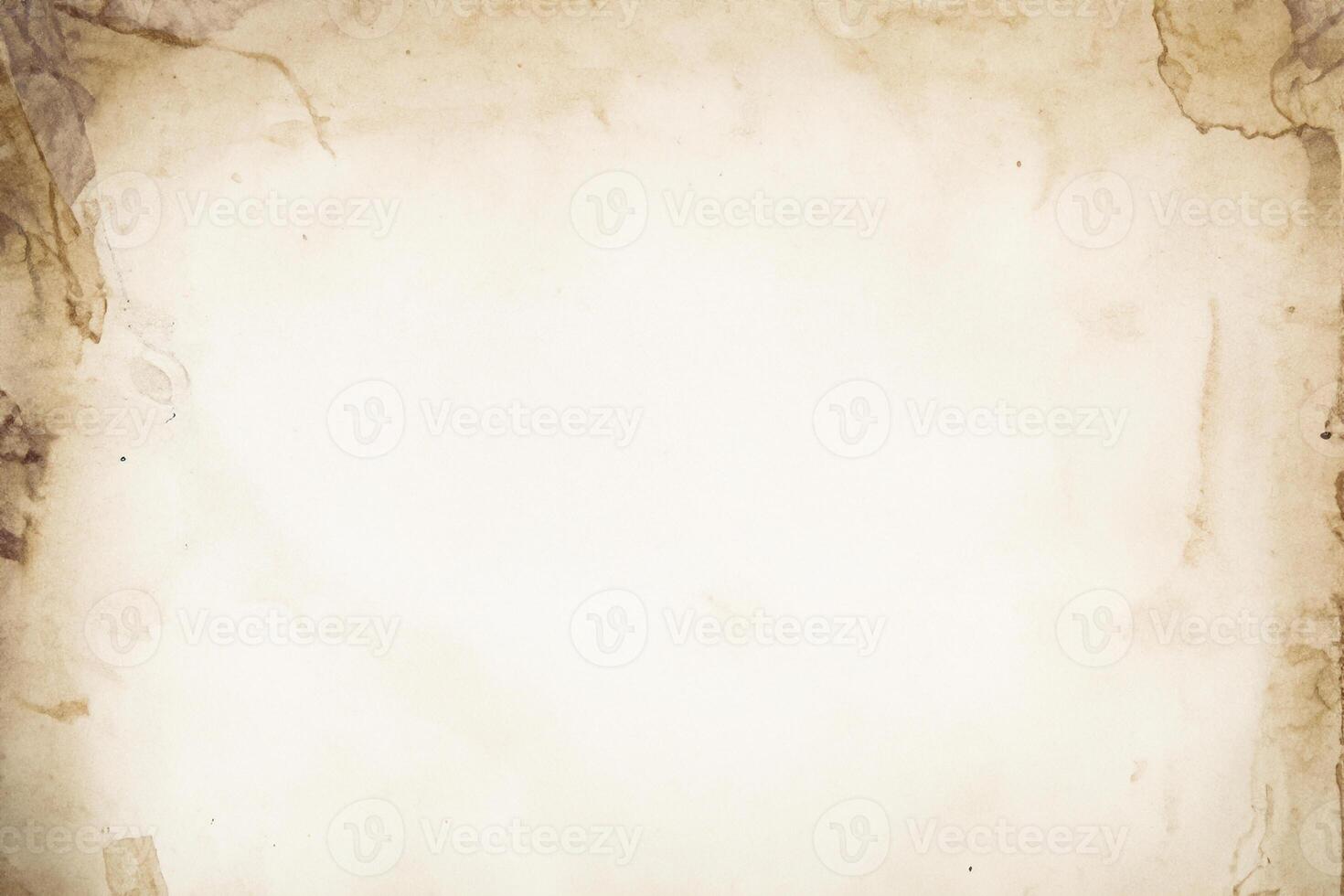 Antique Textured Watercolor Paper, A Classic Background for Creative Projects. photo