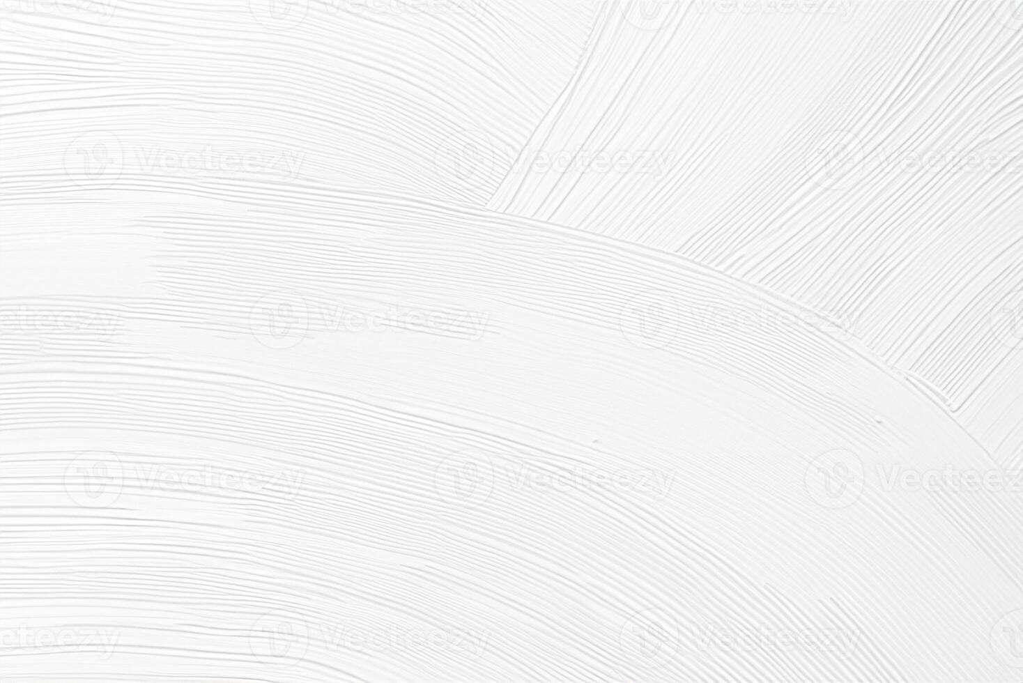 Crisp White Brushstroke Texture, Minimalist Background for Design. photo
