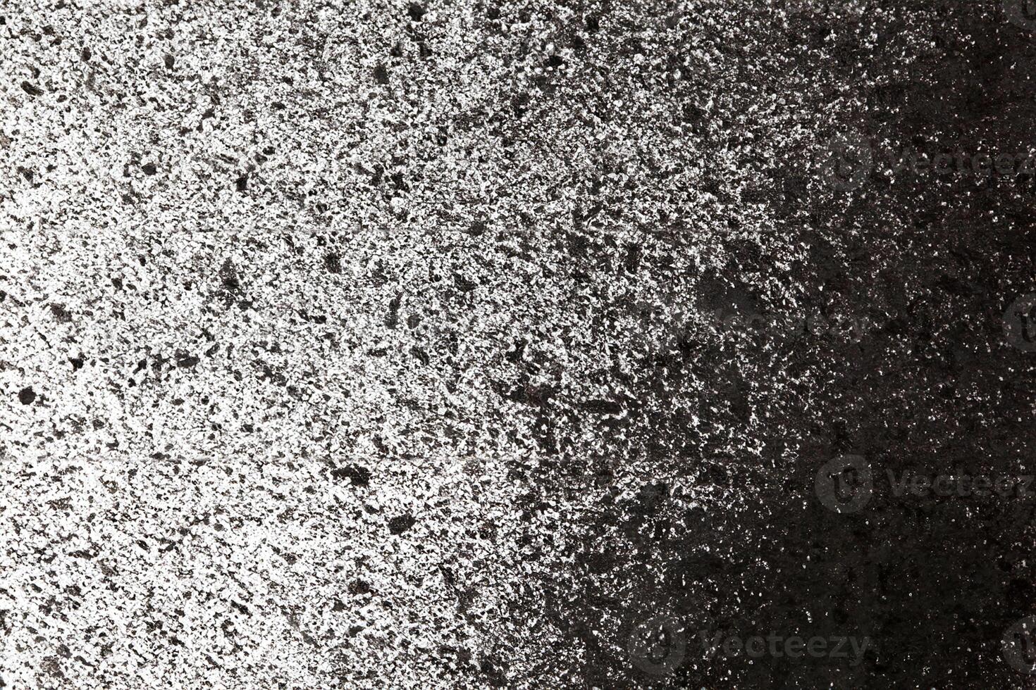 Minimalist Elegance, White Canvas with Artistic Black Paint Splatters. photo