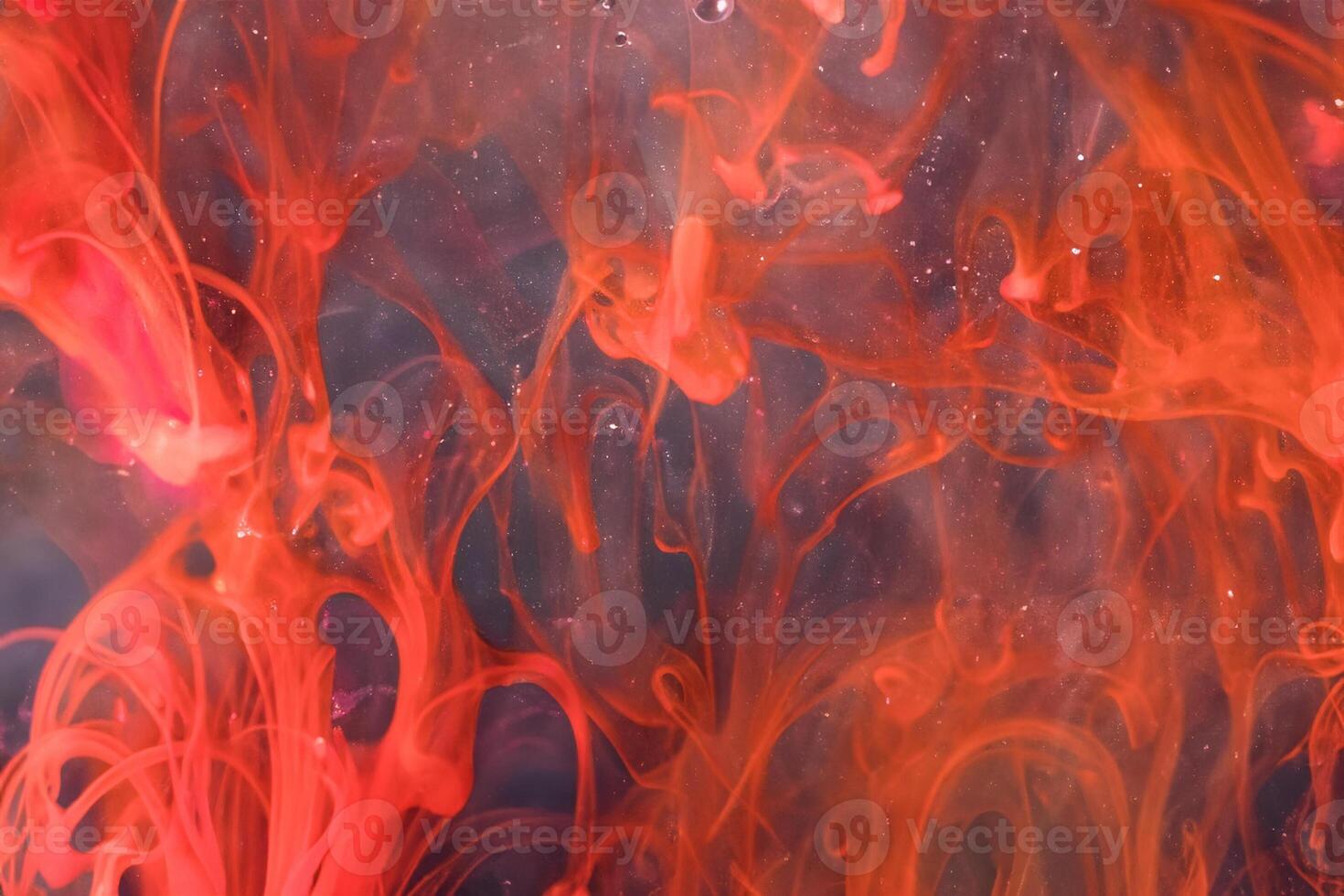 Vibrant Abstract, Exploring the Depths of Underwater Lava. photo