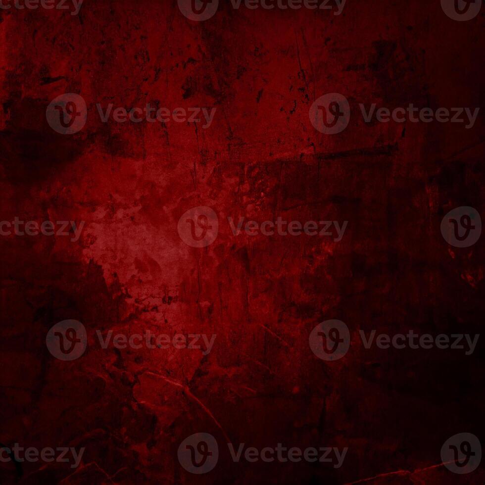 Vibrant Red Grunge Texture, Bold Background for Creative Projects. photo