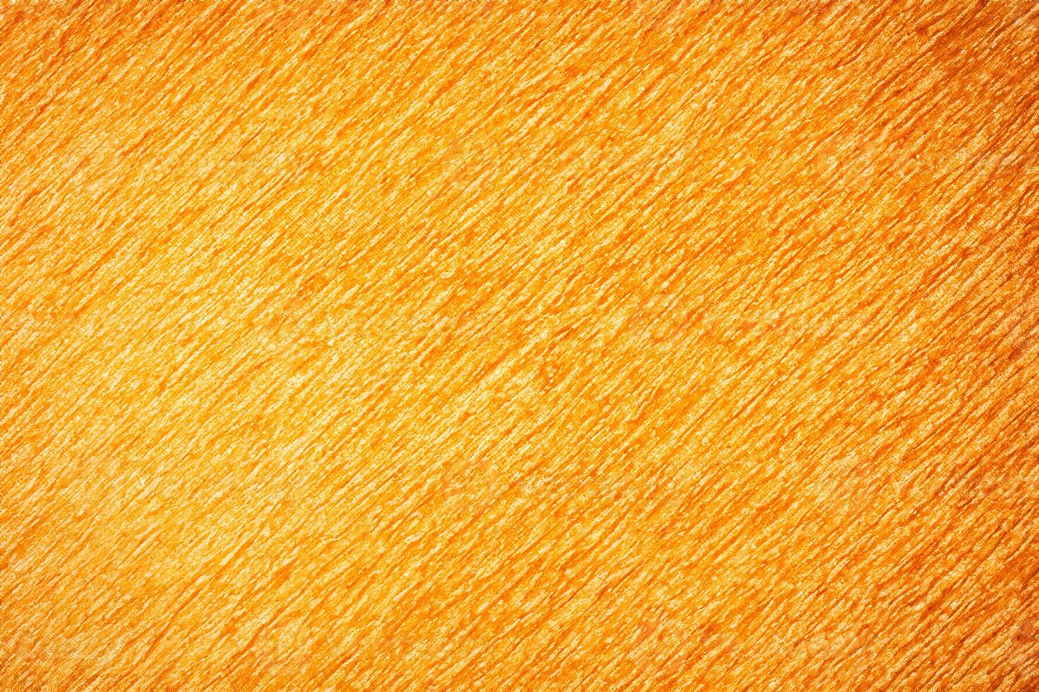 Vibrant Textured Orange Cotton Fabric Background. photo