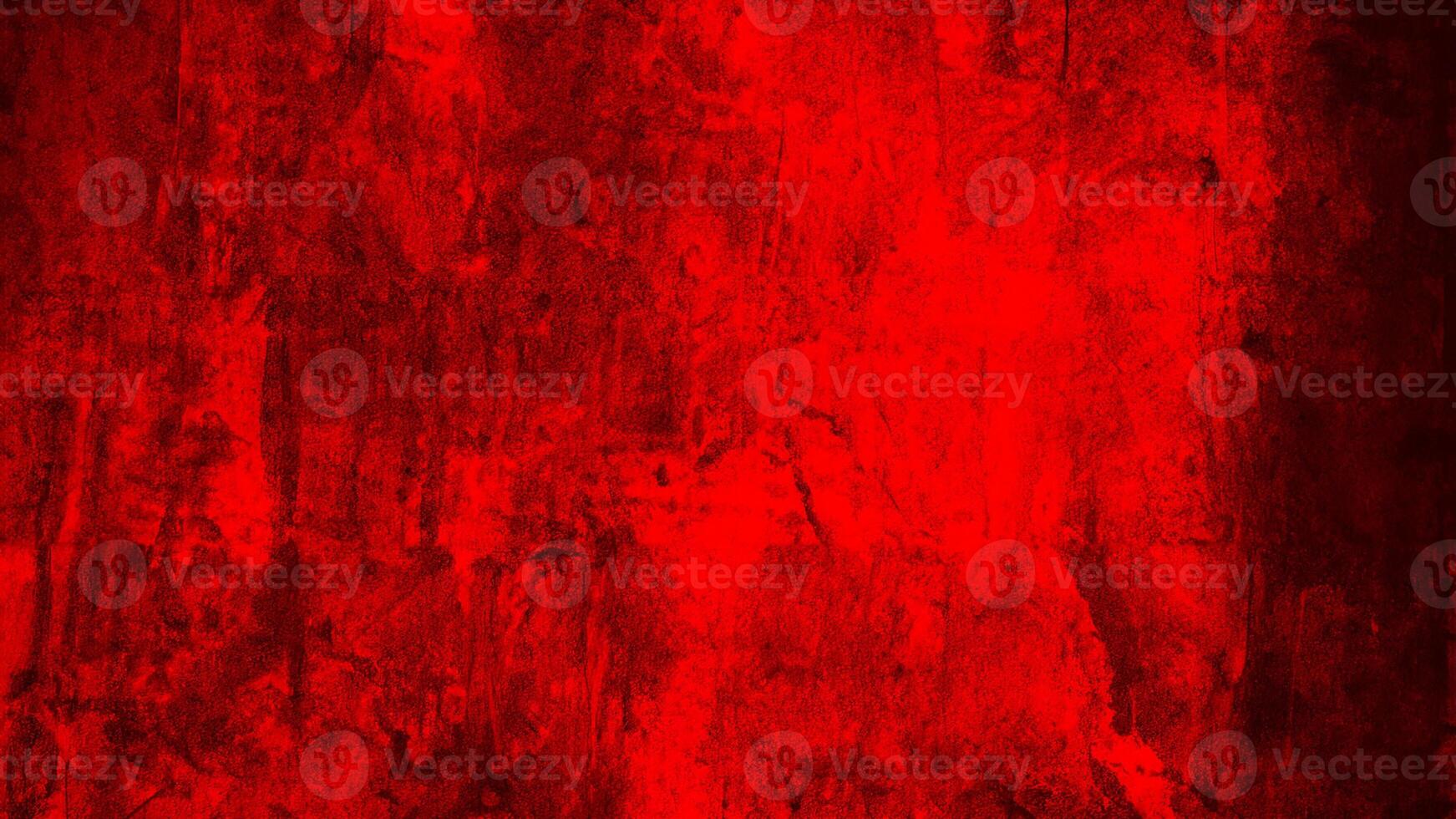 Abstract Background, Grunge Plaster Cement Texture on Red Scuffed Wall. photo