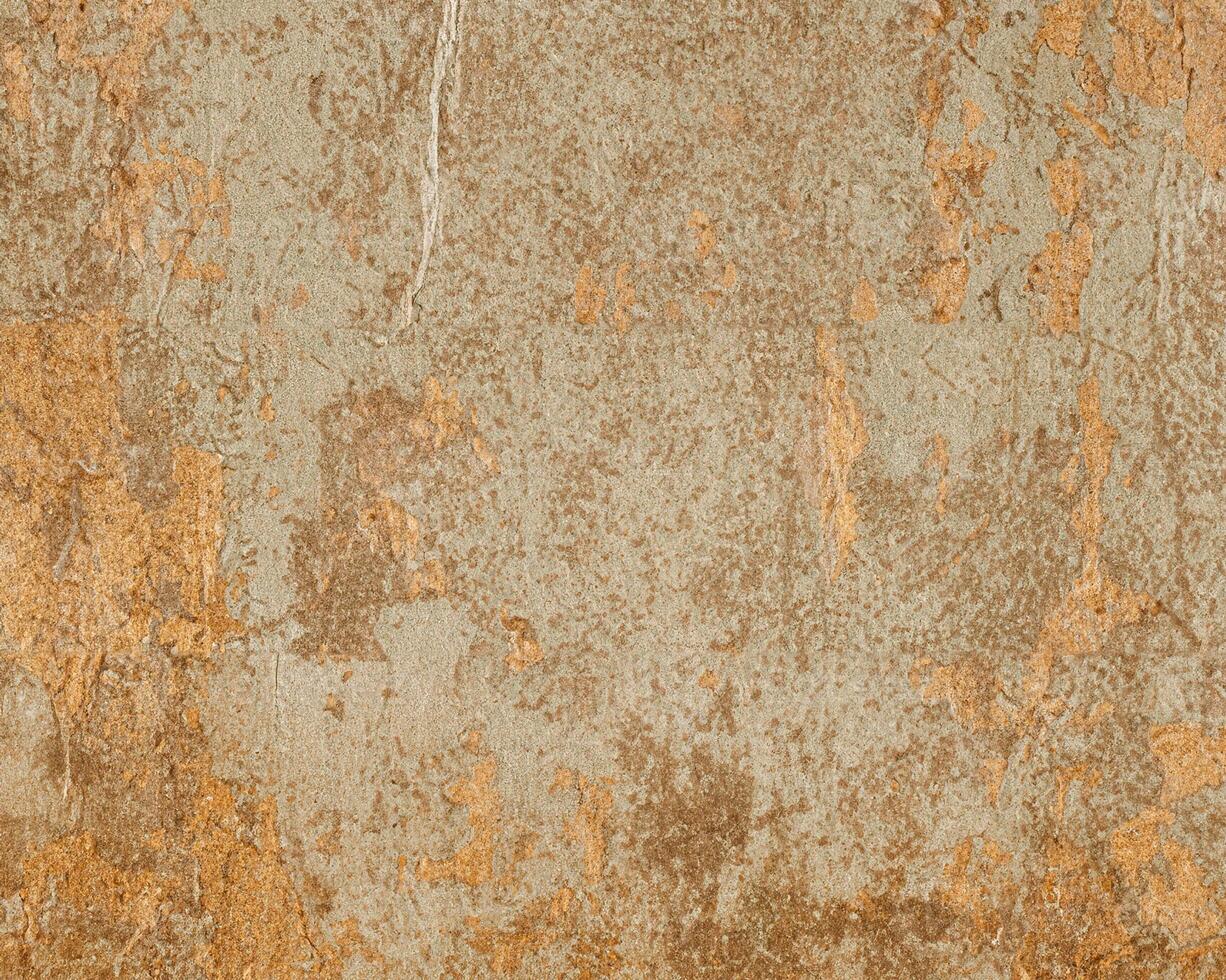 Vintage Cracked Brown Concrete Texture Background. photo