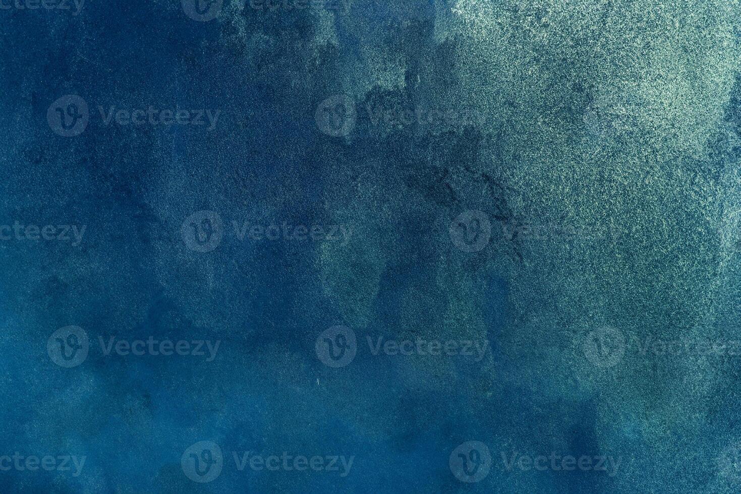 Blue Paint Wall Texture, Abstract Background. photo