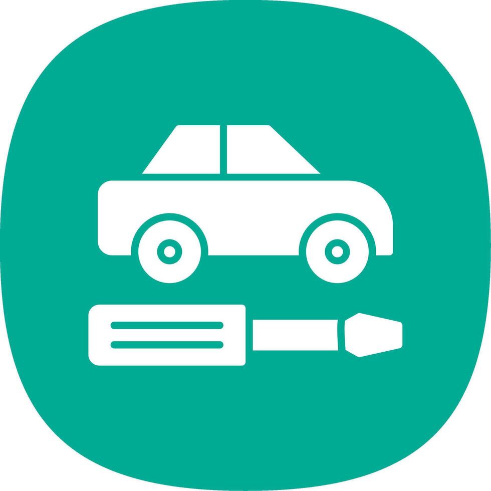 Workshop Glyph Curve Icon Design vector