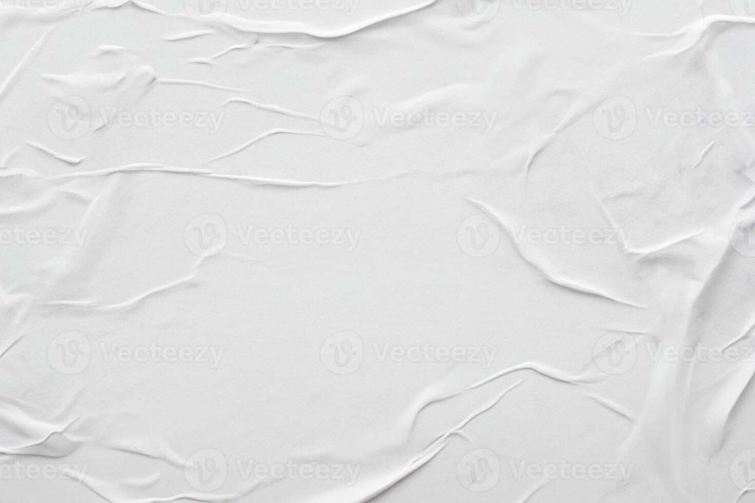 Macro Shot, Detailed Texture of a Blank White Poster. photo