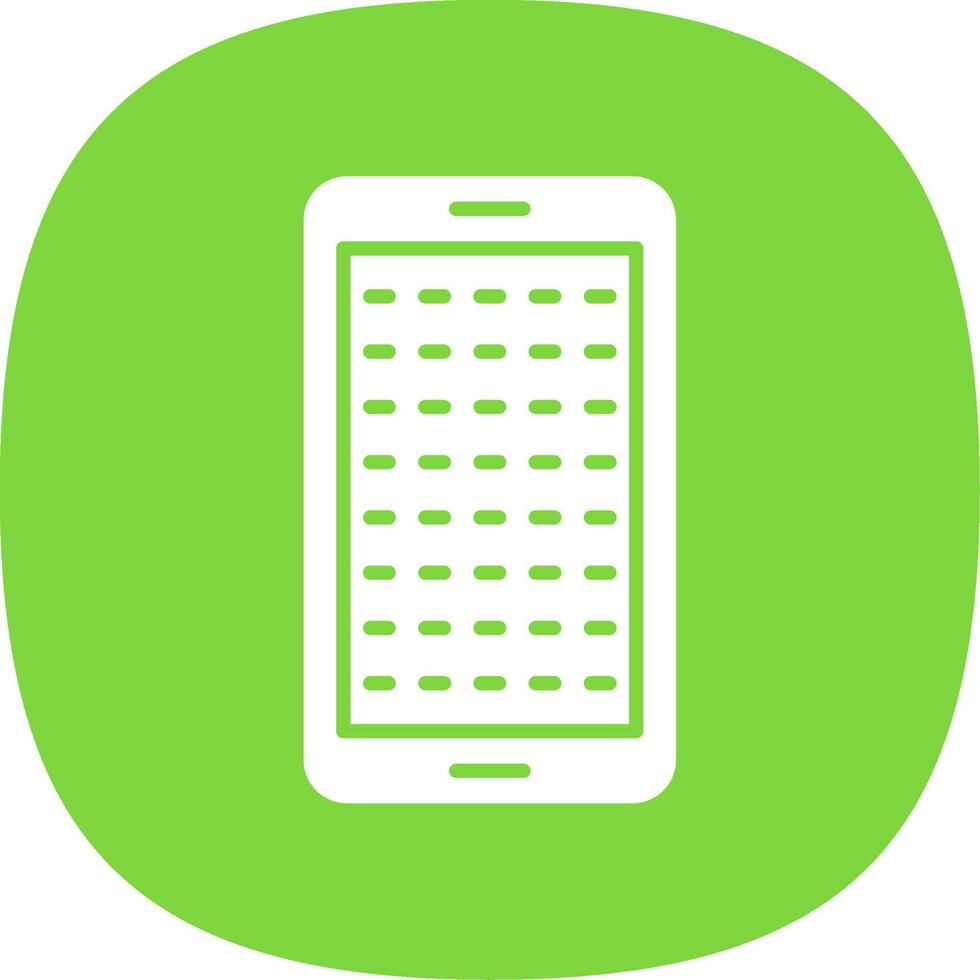 E Learning Glyph Curve Icon Design vector