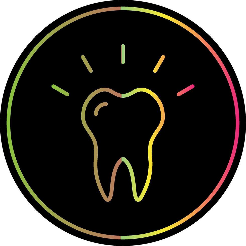 Artificial Line Gradient Due Color Icon Design vector