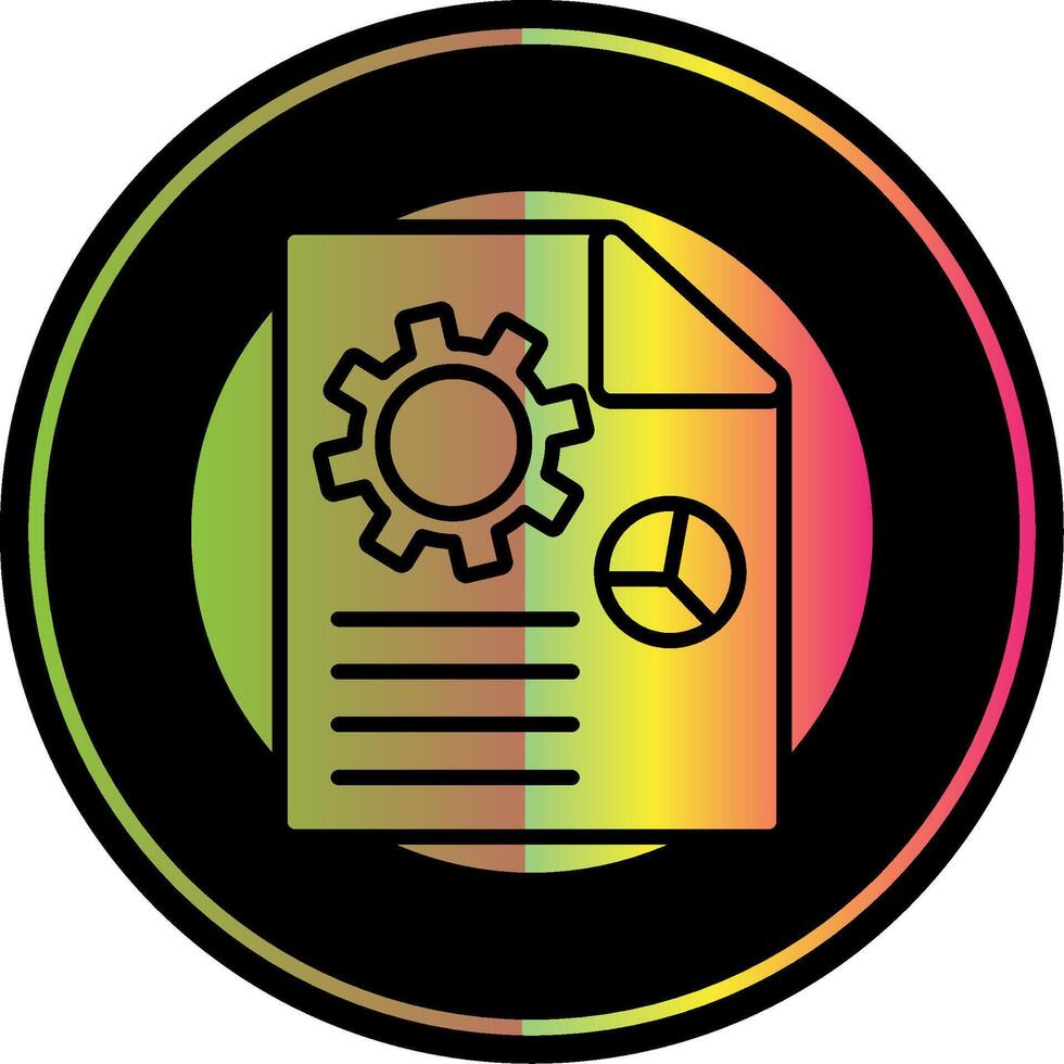 Content Production Glyph Due Color Icon Design vector