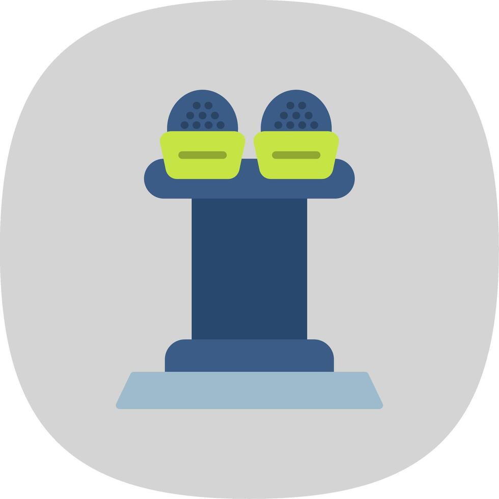 Press Release Flat Curve Icon Design vector