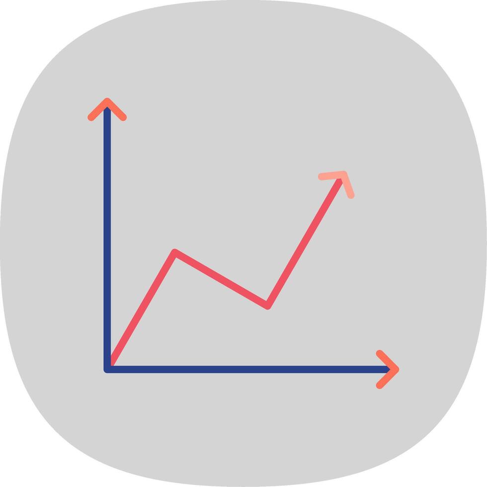 línea circulo multi circulo gráfico plano curva icono diseño vector